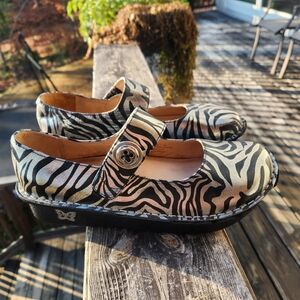 Stylish Zebra Print Shoes